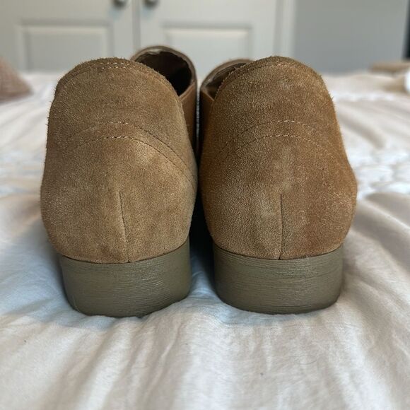 Bjorndal Gianna camel leather booties elastic interior side Sz 8 Bjorn dal - Picture 5 of 11